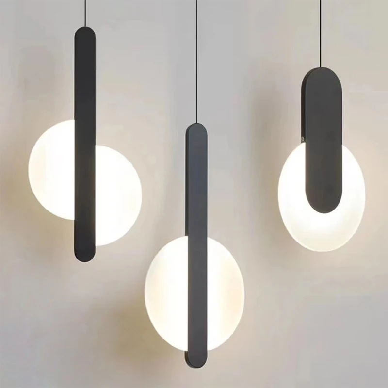 Hanging Moon Lamp - ไฟ LED แบบแขวน โคมไฟแขวนเพดาน โคมไฟระย้า แสงสว่างภายในบ้าน