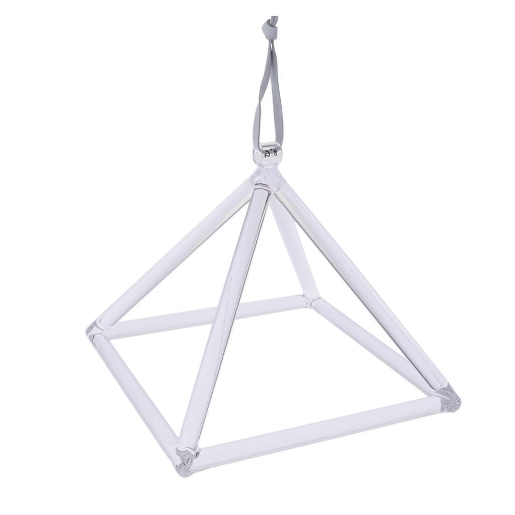 Home Decor Yoga - คริสตัลซิงกิ้งไพรมิด ควอตซ์ เครื่องดนตรี อุปกรณ์เสริมสำหรับการทำสมาธิ โยคะ และตกแต่งบ้าน