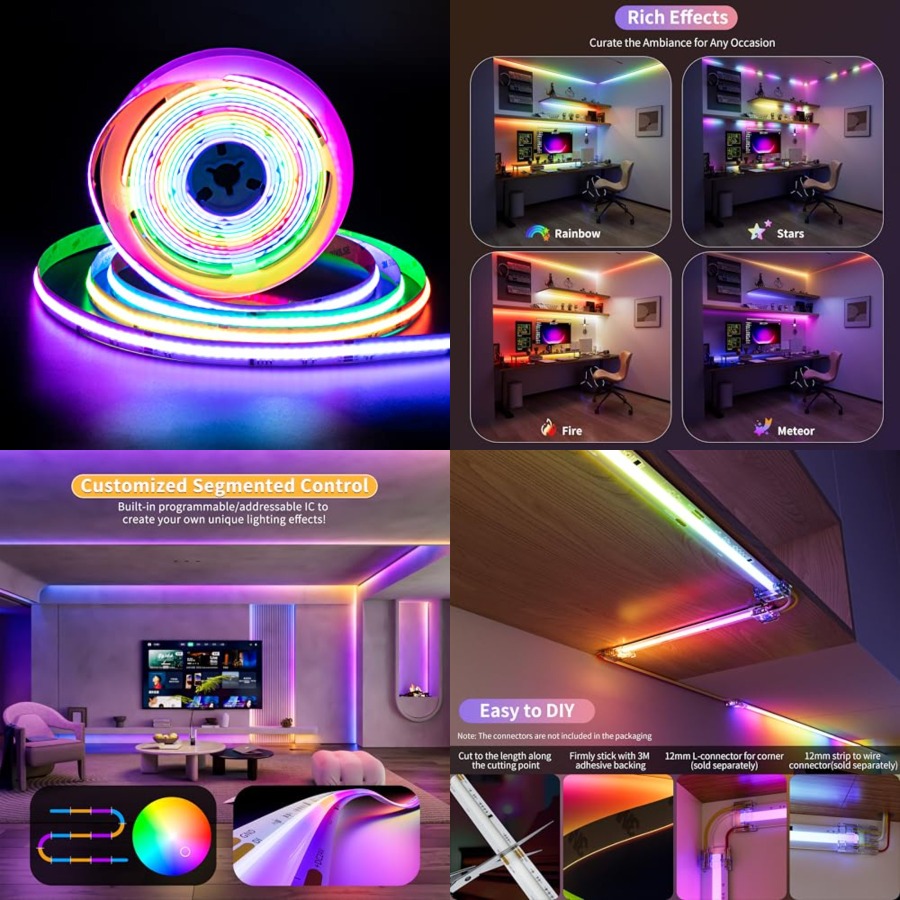 Led Strip Lights - ไฟแถบ LED RGB Smart IC COB