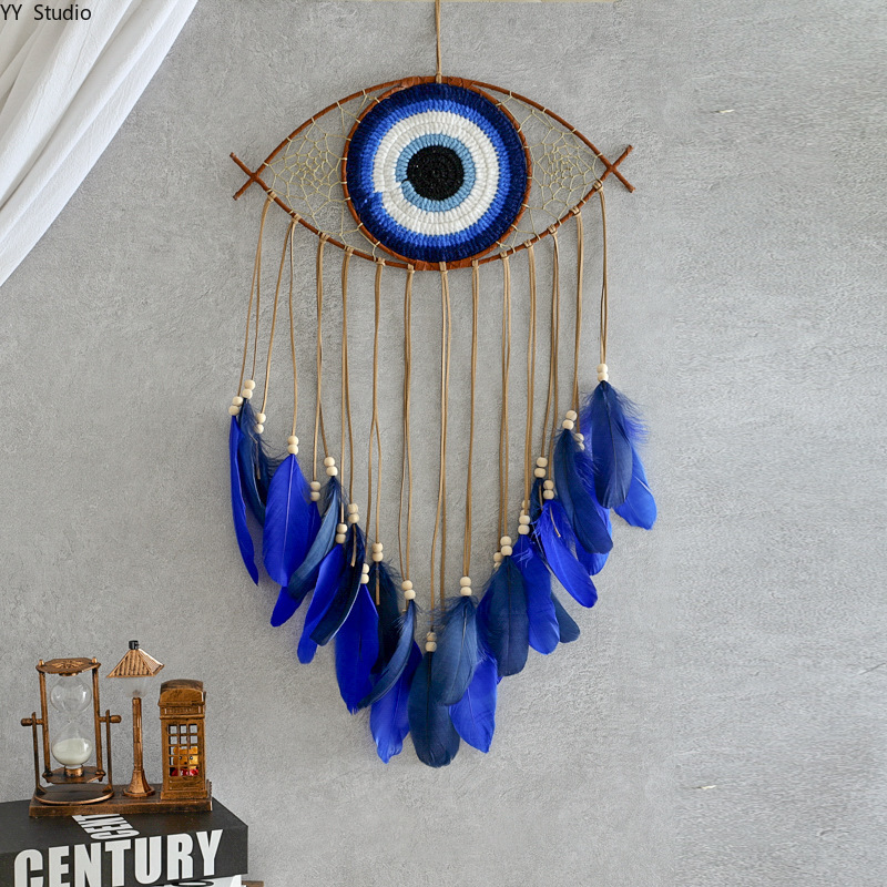 Home Decor Gift - งานฝีมือสร้างสรรค์ ของตกแต่งผนังรูปดวงตาปีศาจ ของตกแต่งบ้าน ของตกแต่งผนังห้องนั่งเล่น งานศิลปะและงานฝีมือ ของขวัญ