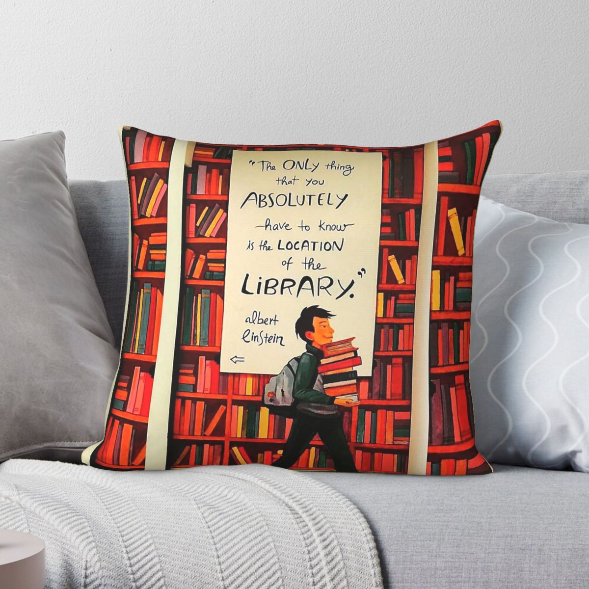 Home Decor Locations - ปลอกหมอนอิงลายพิมพ์ผ้าโพลีเอสเตอร์ลินินกำมะหยี่พร้อมซิปตกแต่งสำหรับโซฟา รุ่น The Location Of The