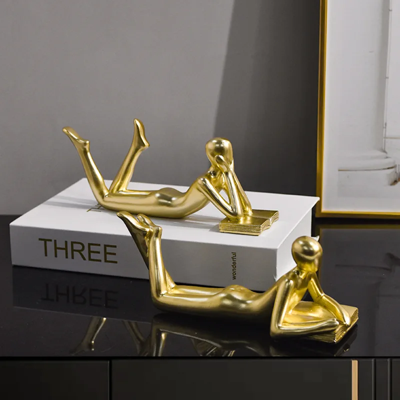 ประติมากรรมเรซินรูปคนคิดหนุ่มอ - Abstract Sculpture Resin บทวิจารณ์และราคา