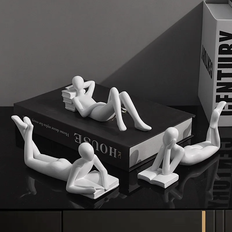 ประติมากรรมเรซินรูปคนคิดหนุ่มอ - Abstract Sculpture Resin บทวิจารณ์และราคา