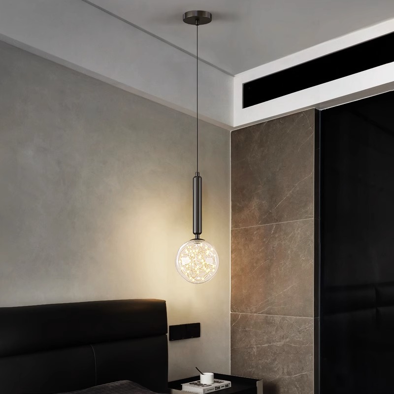 โคมไฟ LED ตกแต่งบ้านสไตล์โมเดิ - Hanging Moon Lamp บทวิจารณ์และราคา