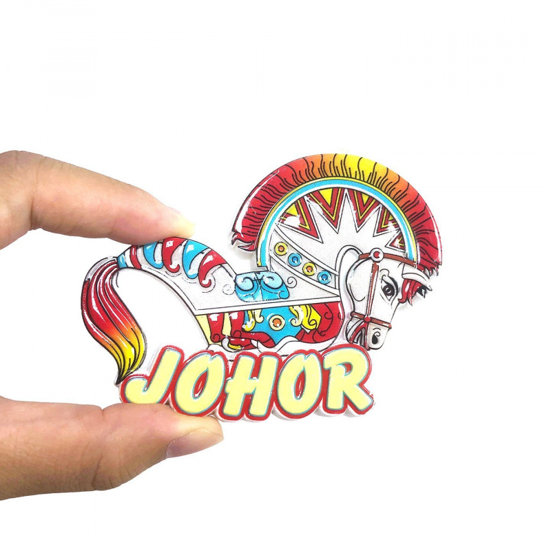 แม่เหล็กติดตู้เย็นลายม้าหมุนโบ - Home Decor Malaysia บทวิจารณ์และราคา