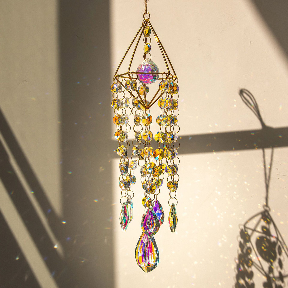50 ซม.คริสตัล Suncatcher แขวน  - Crystal Sun Catcher บทวิจารณ์และราคา