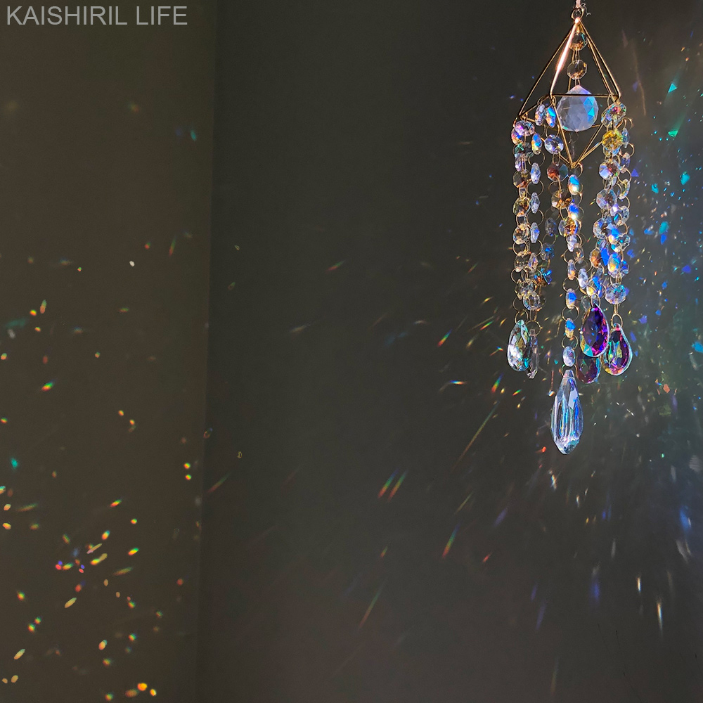 50 ซม.คริสตัล Suncatcher แขวน  - Crystal Sun Catcher บทวิจารณ์และราคา