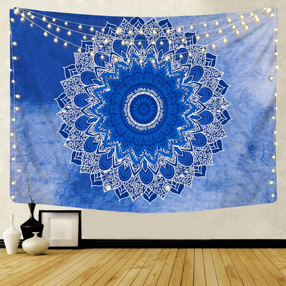 พรมทอแขวนผนังลายแมนดาลาจากอินเ - Home Decor Yoga บทวิจารณ์และราคา