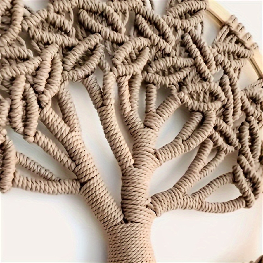 Tree of Life Macrame แขวนผนัง  - Home Decor Handmade บทวิจารณ์และราคา