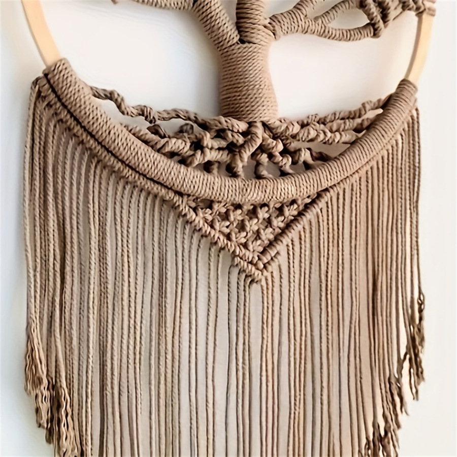 Tree of Life Macrame แขวนผนัง  - Home Decor Handmade บทวิจารณ์และราคา