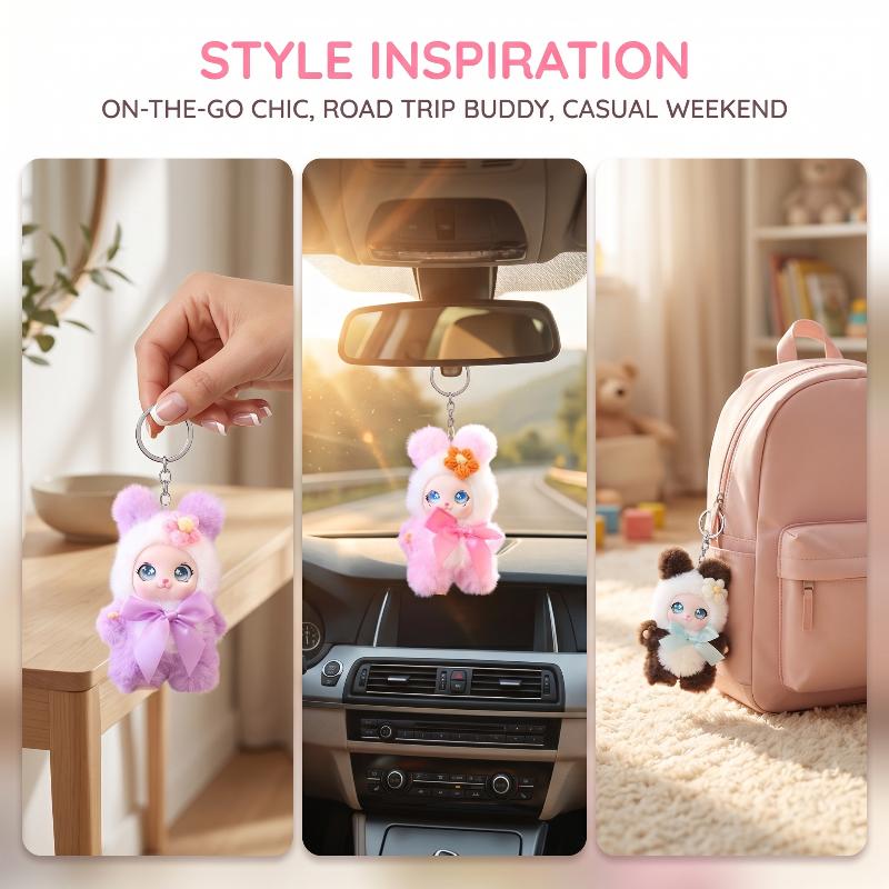 พวงกุญแจตุ๊กตาสัตว์น่ารัก ขนาด - Home Decor Games บทวิจารณ์และราคา