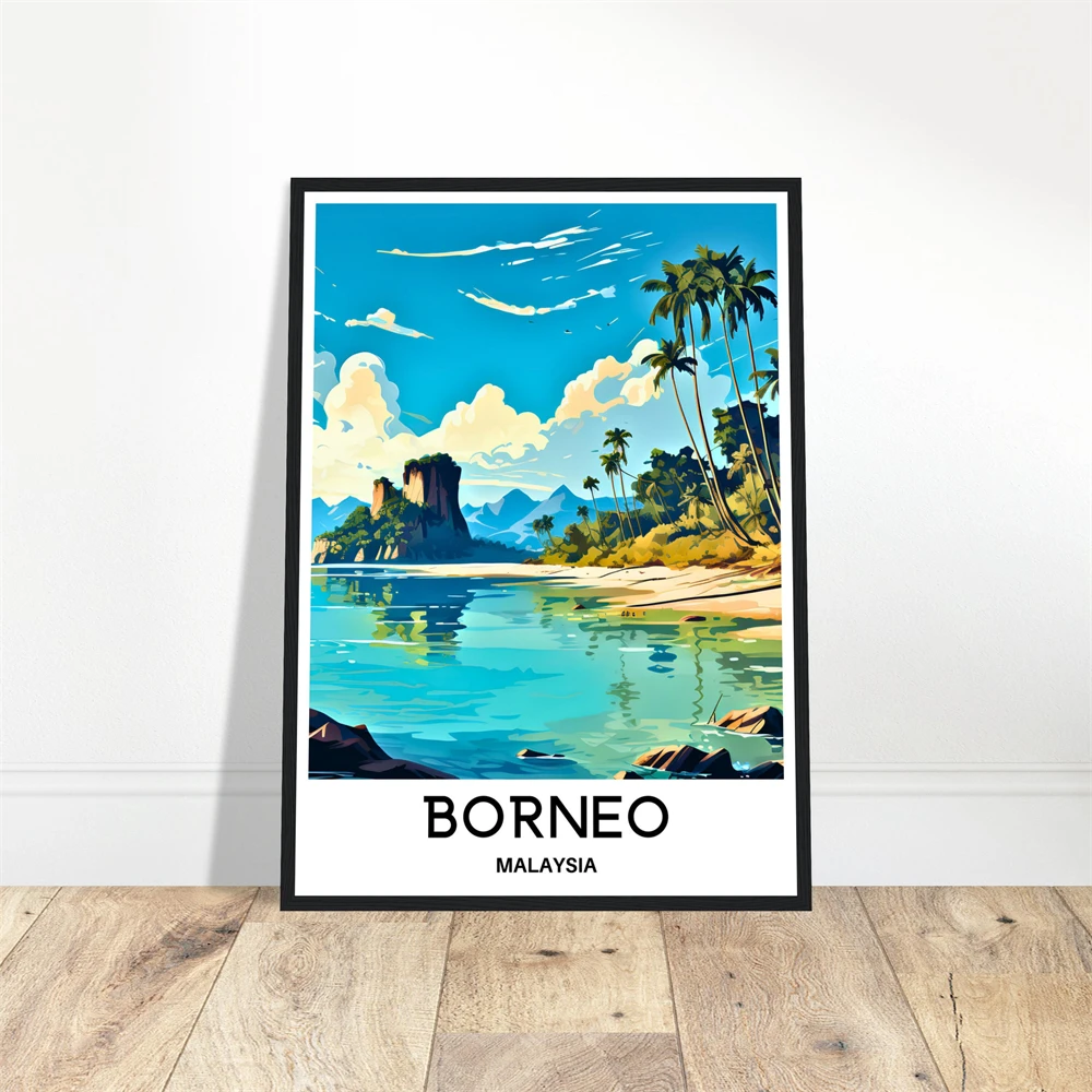 โปสเตอร์ท่องเที่ยวเมืองปั๊นจัก - Home Decor Malaysia บทวิจารณ์และราคา