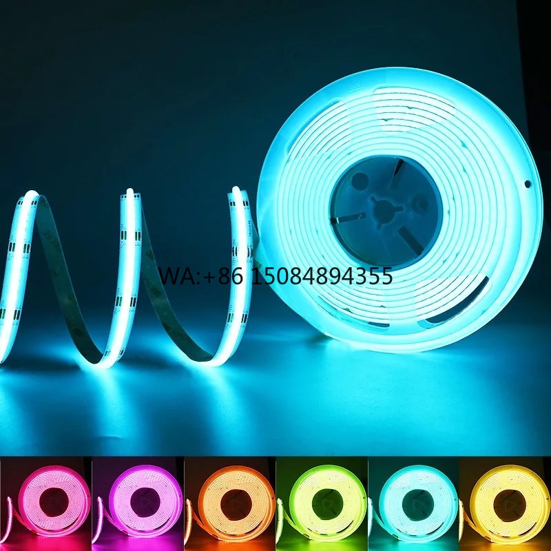 ไฟ LED แบบม้วน FCOB RGB ปรับคว - Led Strip Lights บทวิจารณ์และราคา