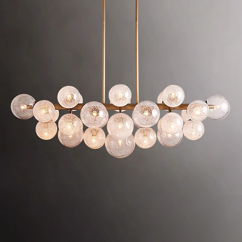 โคมไฟระย้าแก้วทรงฟองอากาศ รุ่น - Home Decor Trend 2026 บทวิจารณ์และราคา