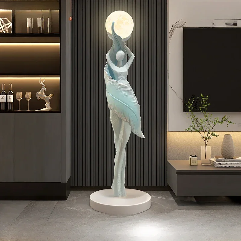 ประติมากรรมตกแต่งบ้านรูปสาวน้อ - Abstract Sculpture Resin บทวิจารณ์และราคา