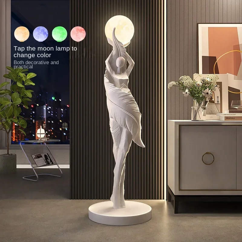 ประติมากรรมตกแต่งบ้านรูปสาวน้อ - Abstract Sculpture Resin บทวิจารณ์และราคา