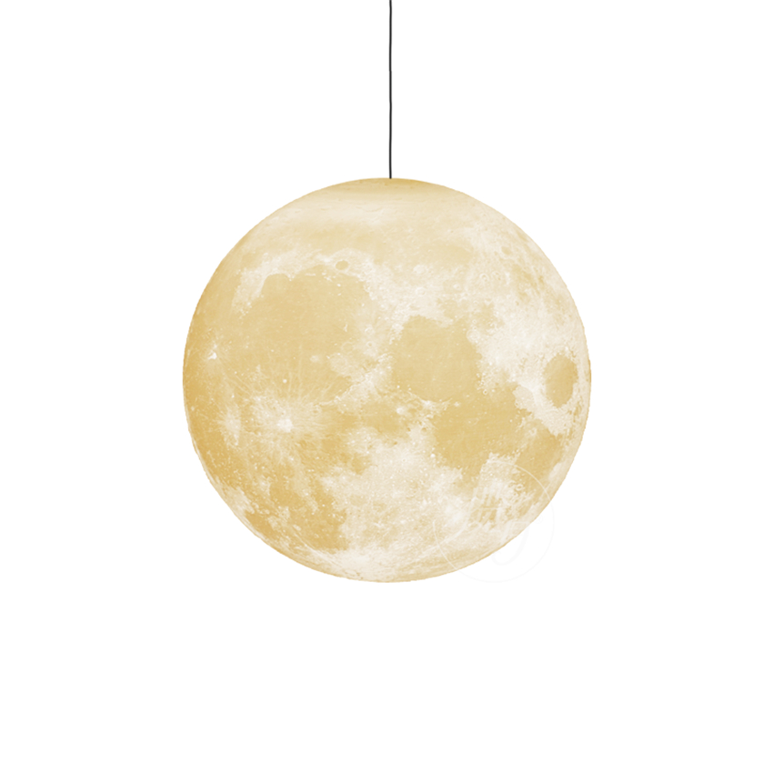 Nordic Moon ไฟจี้ไฟเด็กสาวห้อง - Hanging Moon Lamp บทวิจารณ์และราคา