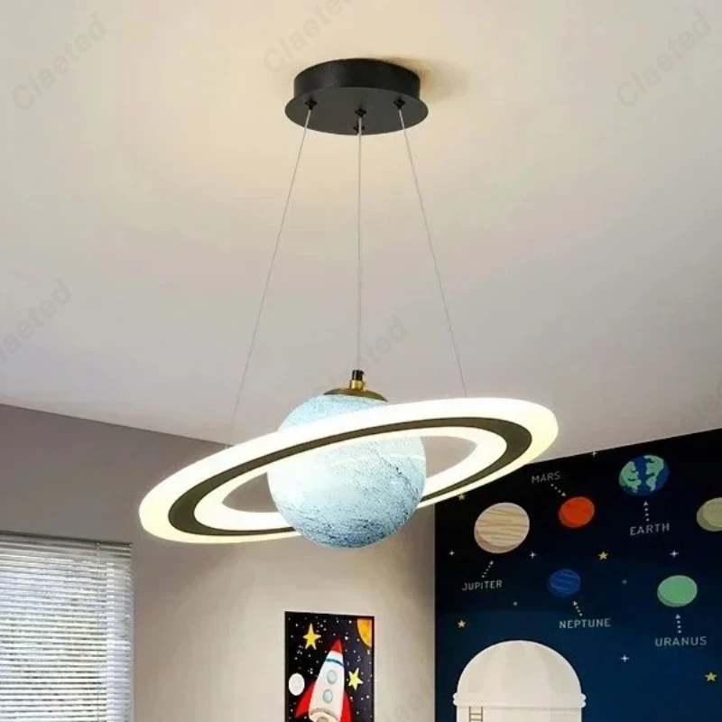 โคมไฟเพดานทรงดาวเคราะห์แก้ว สำ - Hanging Moon Lamp บทวิจารณ์และราคา