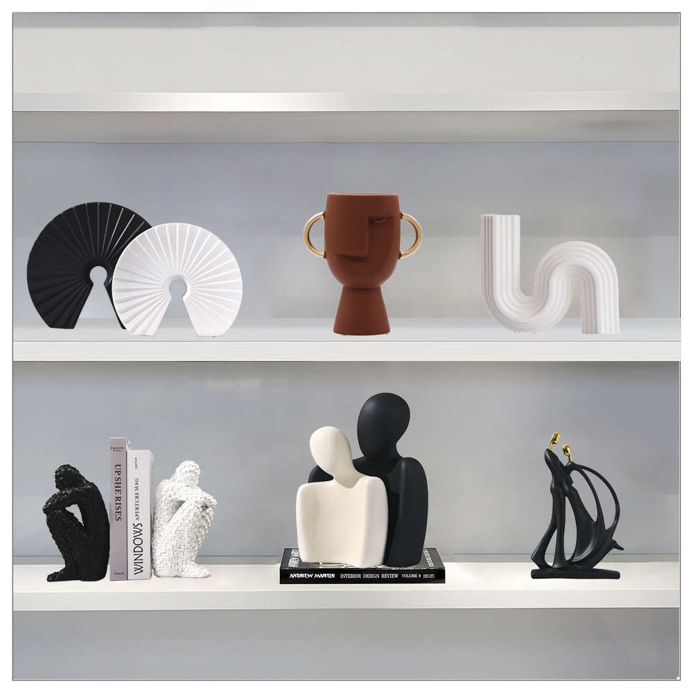 Nordic หรูหราบทคัดย่อประติมากร - Abstract Sculpture Resin บทวิจารณ์และราคา
