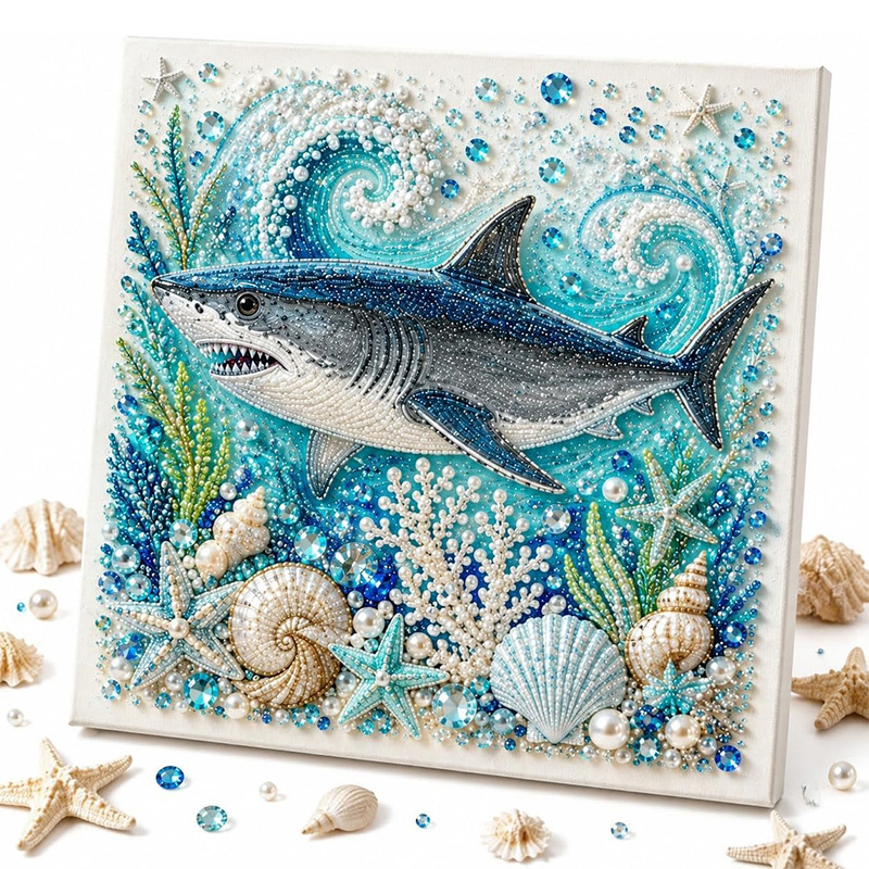 ชุดงานฝีมือไข่มุกธีมมหาสมุทร D - Home Decor Nautical บทวิจารณ์และราคา