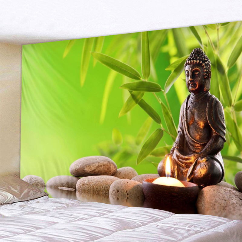 ผ้าแขวนผนังลายมันดาลาแบบอินเดี - Home Decor Yoga บทวิจารณ์และราคา