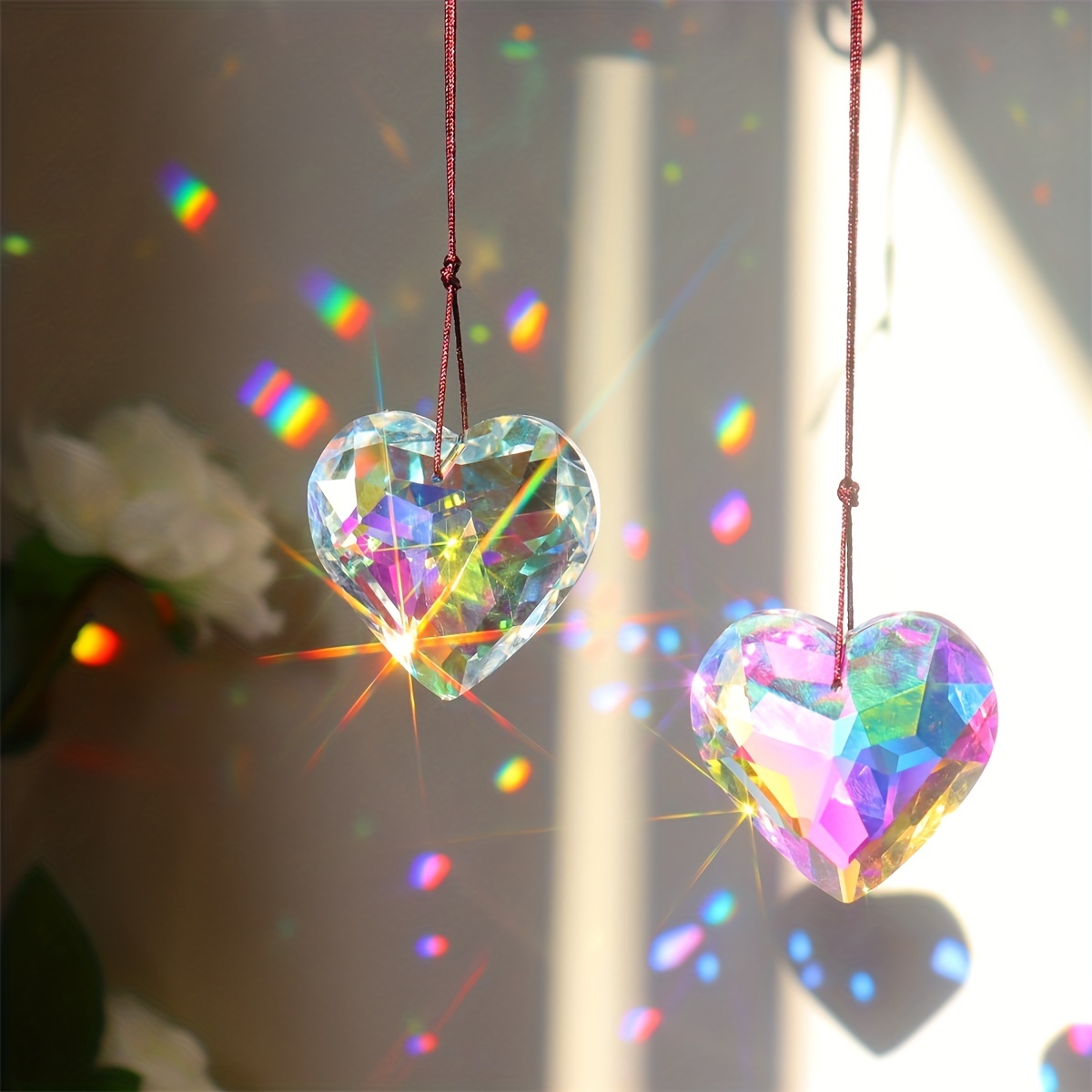 1 PC คริสตัลพีช Prism จี้ Sunc - Crystal Sun Catcher บทวิจารณ์และราคา