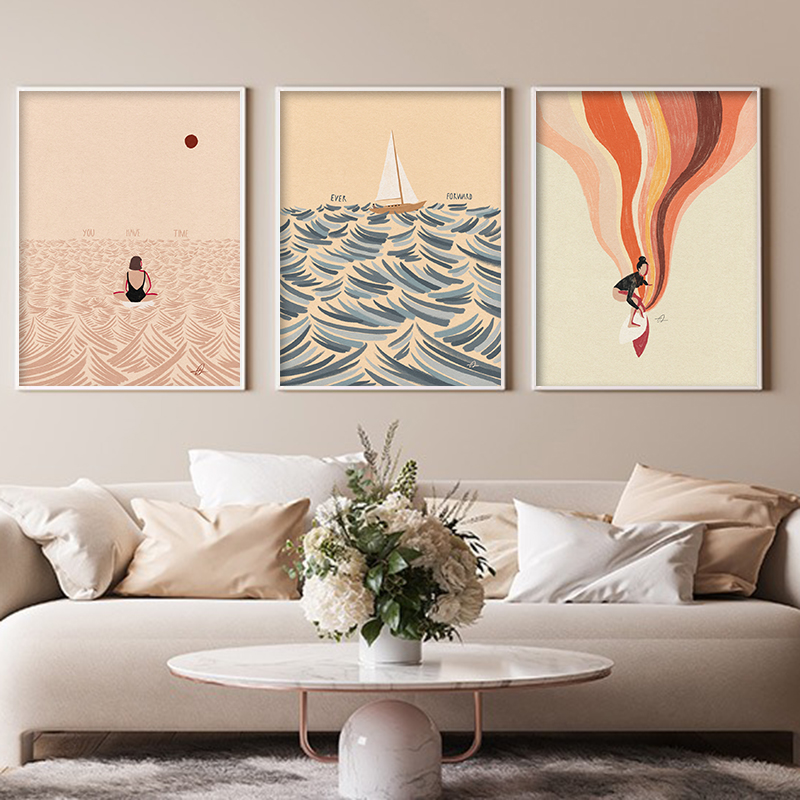 ศิลปะสไตล์นอร์ดิกที่เรียบง่าย  - Home Decor Nautical บทวิจารณ์และราคา