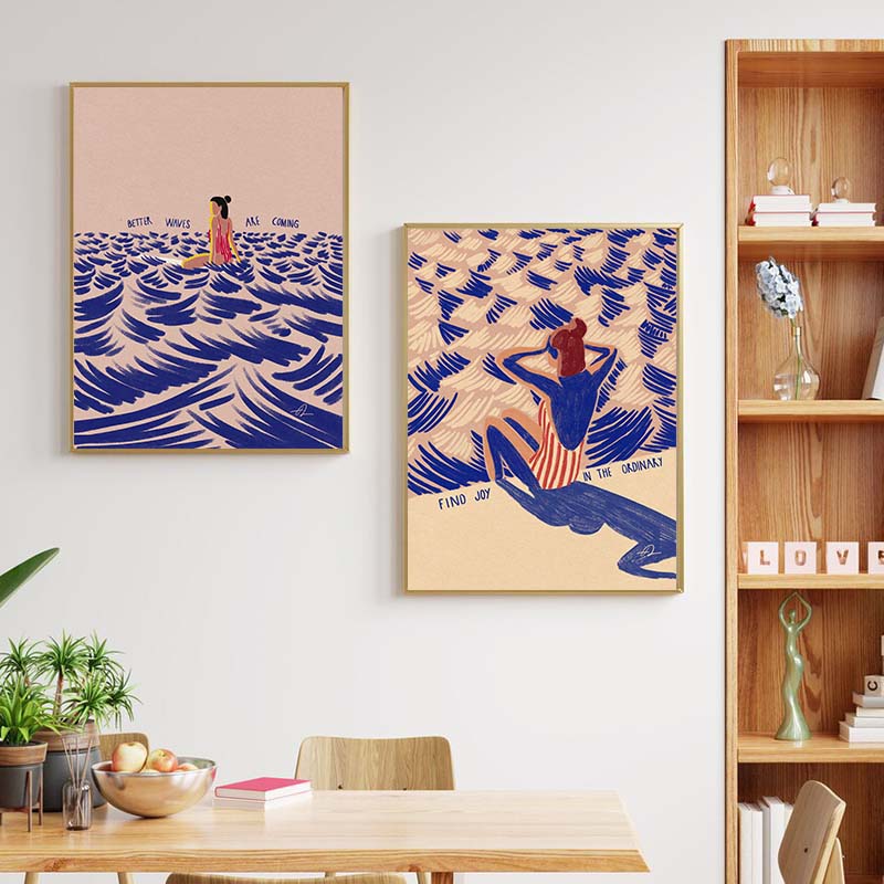 ศิลปะสไตล์นอร์ดิกที่เรียบง่าย  - Home Decor Nautical บทวิจารณ์และราคา