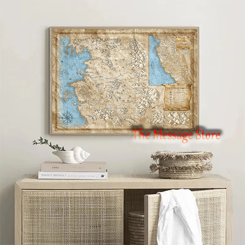 แผนที่โลกเวทมนตร์วิชเชอร์ สถาน - Home Decor Locations บทวิจารณ์และราคา