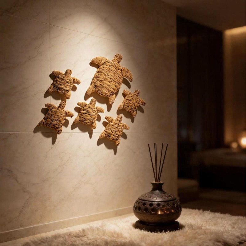 งานฝีมือโครเชต์รูปเต่าแขวนผนัง - Home Decor Nautical บทวิจารณ์และราคา