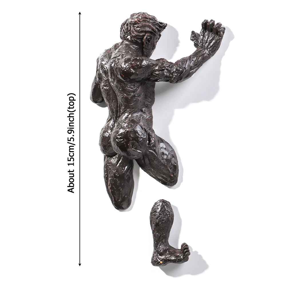 3D ผ่านรูปผนังประติมากรรมเลียน - Abstract Sculpture Resin บทวิจารณ์และราคา