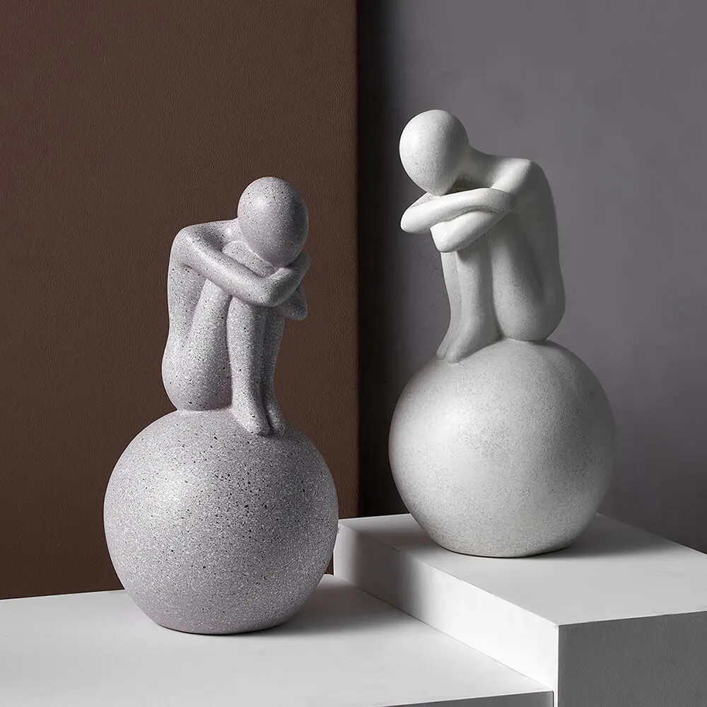 งานประติมากรรมเรซิ่นเซรามิกตกแ - Abstract Sculpture Resin บทวิจารณ์และราคา