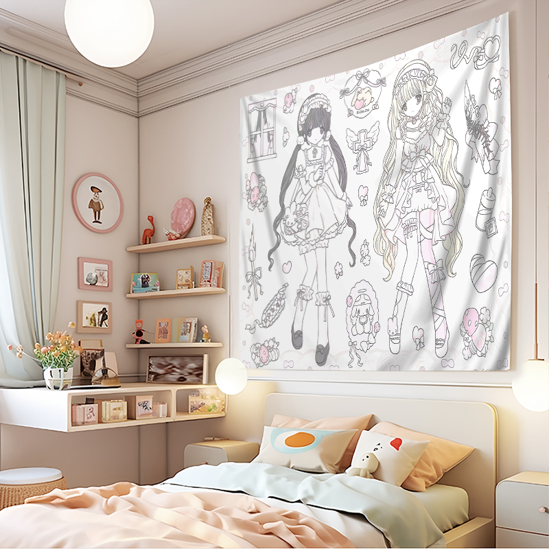 ผ้าแขวนผนังพิมพ์ลายดิจิทัล 1 ช - Aesthetic Tapestry บทวิจารณ์และราคา