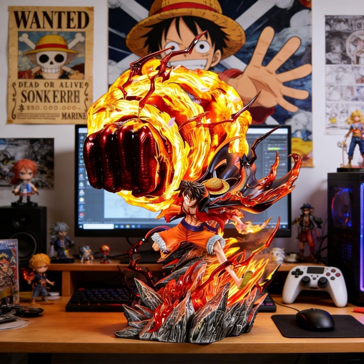 ฟิกเกอร์ลูฟี่ LZ Karmic Fire ข - Home Decor Quirky บทวิจารณ์และราคา