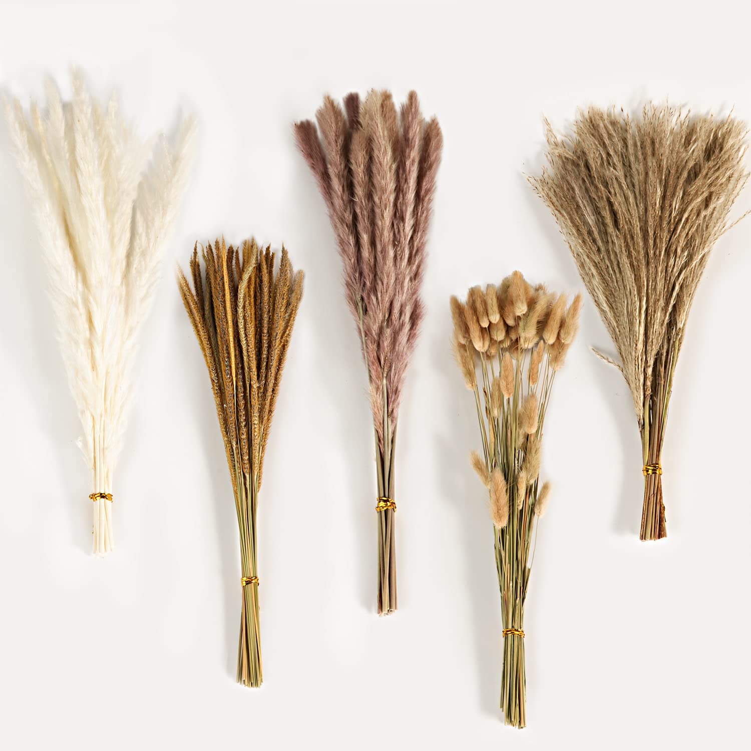 ช่อดอกไม้แห้งผสมสไตล์วินเทจฤดู - Pampas Grass Decor บทวิจารณ์และราคา