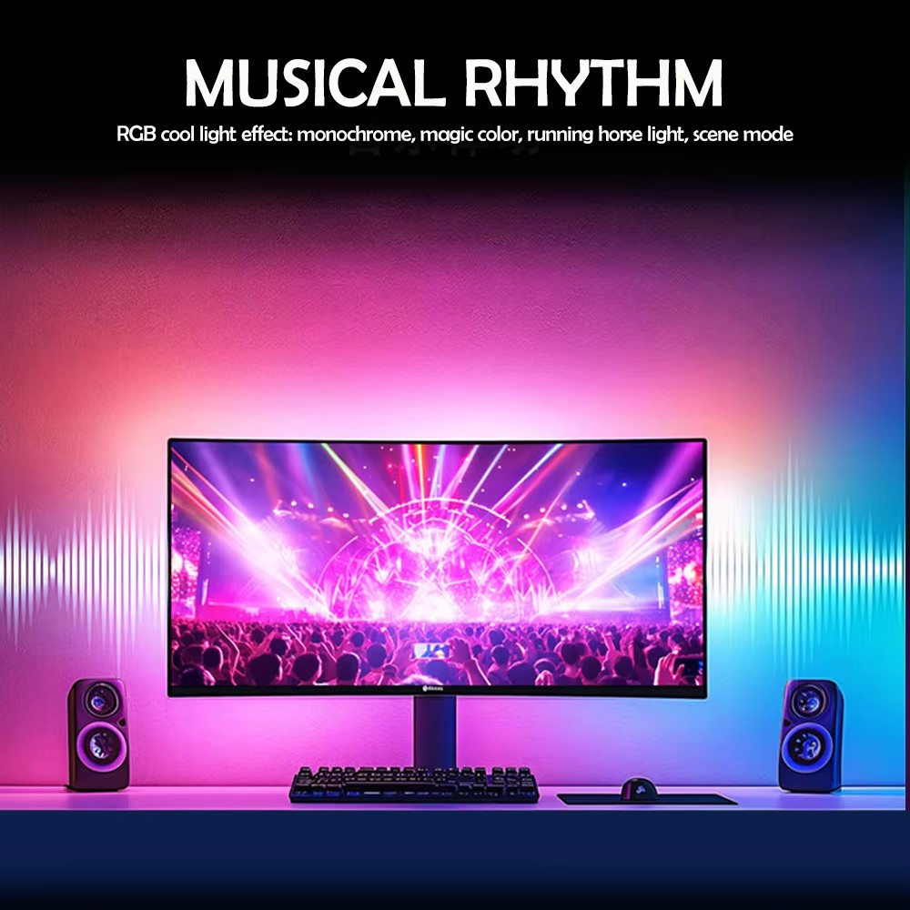 ไฟ RGB สำหรับเล่นเกม แถบไฟ LED - Led Strip Lights บทวิจารณ์และราคา