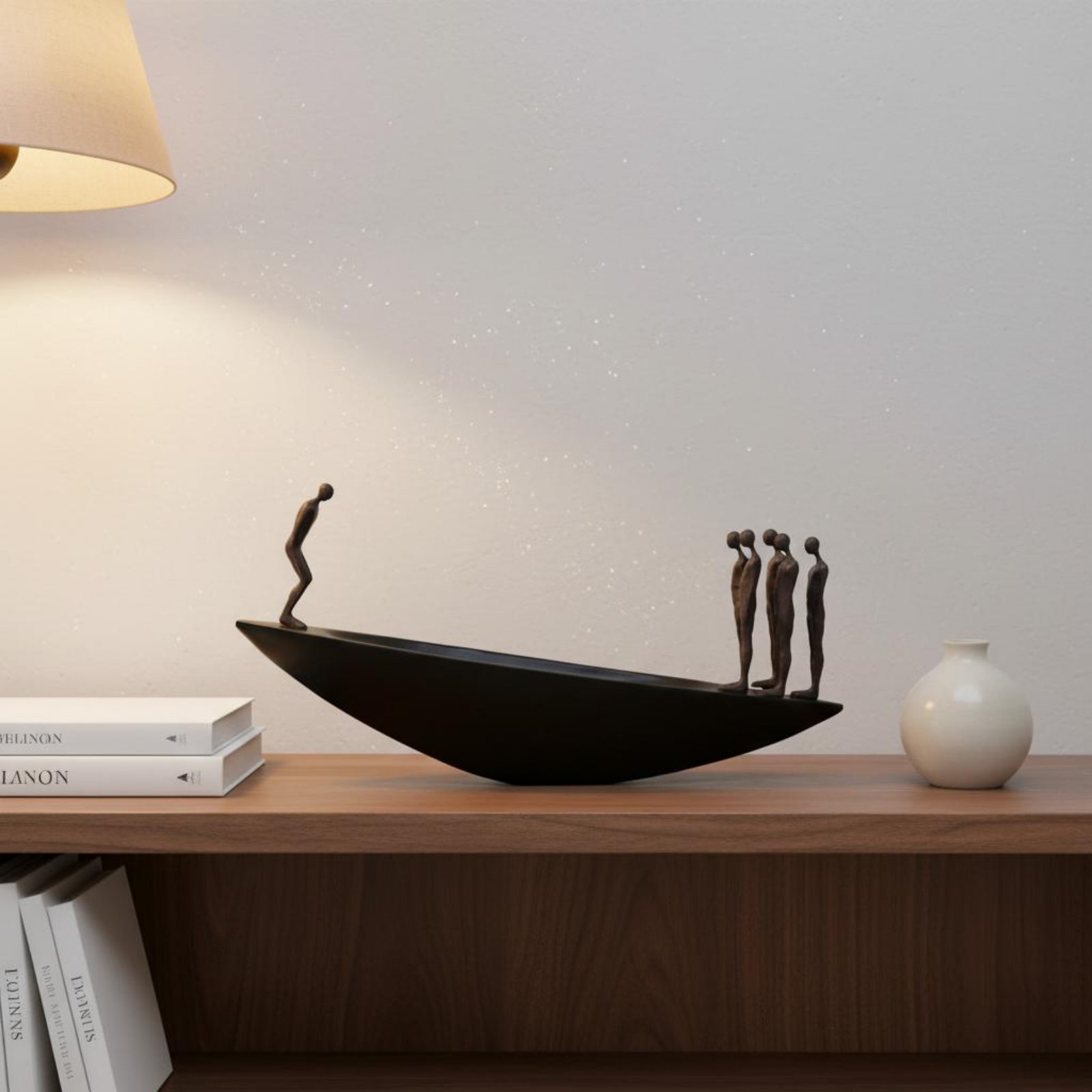 รูปปั้นเรือใบเรซิ่นสมัยใหม่ สไ - Abstract Sculpture Resin บทวิจารณ์และราคา