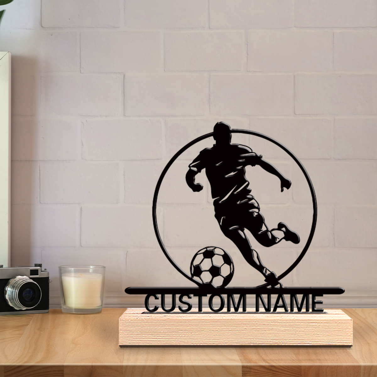 รูปปั้นนักฟุตบอลโลหะสั่งทำพร้อ - Home Decor Retailers บทวิจารณ์และราคา