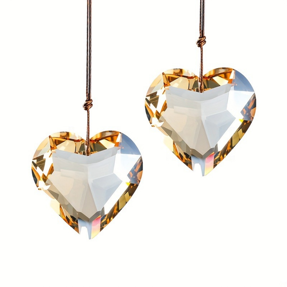 จี้รูปหัวใจขนาด 30 มม. 1 ชิ้น  - Crystal Sun Catcher บทวิจารณ์และราคา