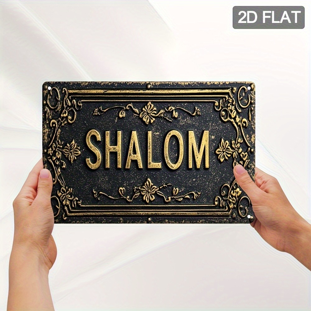 CIFBUY ป้ายโลหะกันน้ำลายดอกไม้ - Home Decor In บทวิจารณ์และราคา
