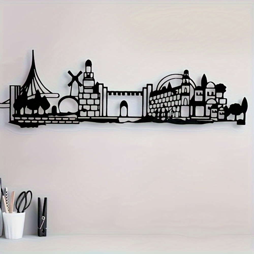 CIFBUY งานศิลปะติดผนังโลหะ ลาย - Home Decor In บทวิจารณ์และราคา