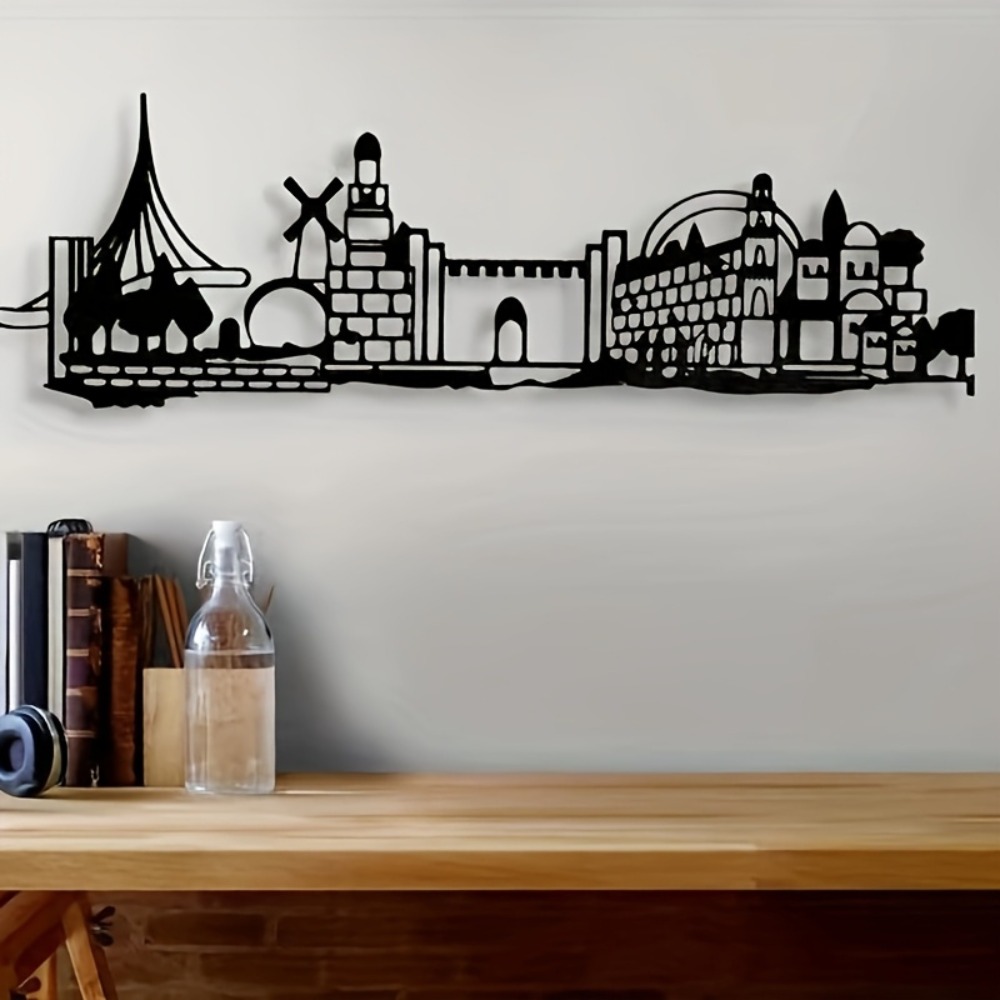 CIFBUY งานศิลปะติดผนังโลหะ ลาย - Home Decor In บทวิจารณ์และราคา
