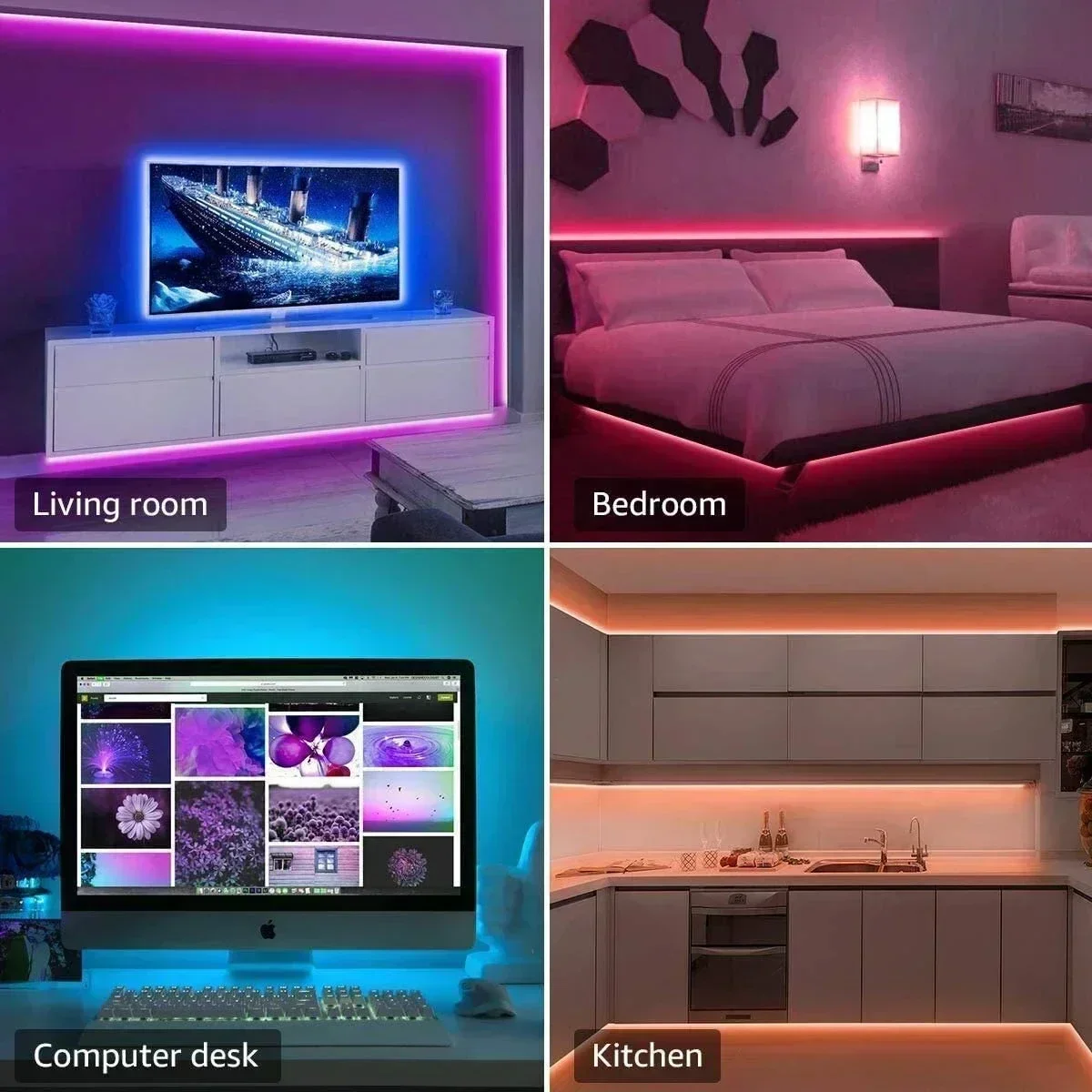ไฟ LED RGB อัจฉริยะสำหรับเล่นเ - Led Strip Lights บทวิจารณ์และราคา