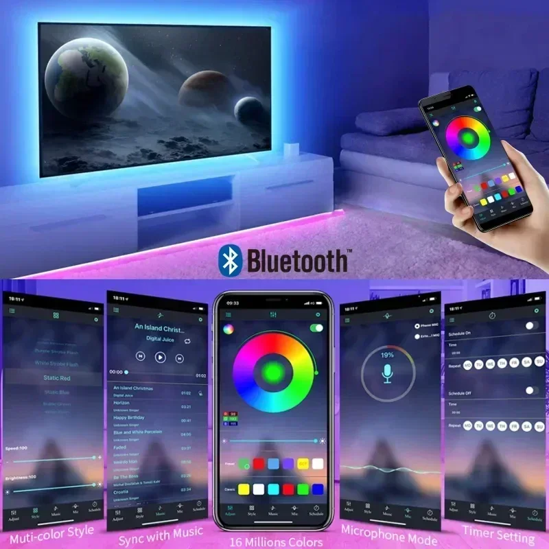 ไฟ LED RGB อัจฉริยะสำหรับเล่นเ - Led Strip Lights บทวิจารณ์และราคา