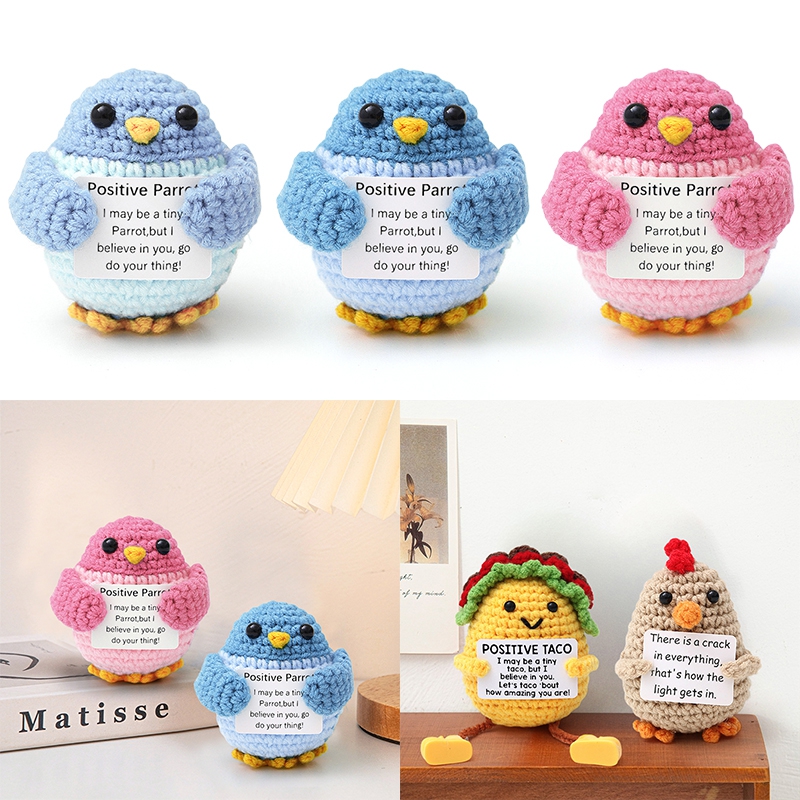 ตุ๊กตาสัตว์ถักโครเชต์ขนาดเล็กท - Home Decor Handmade บทวิจารณ์และราคา