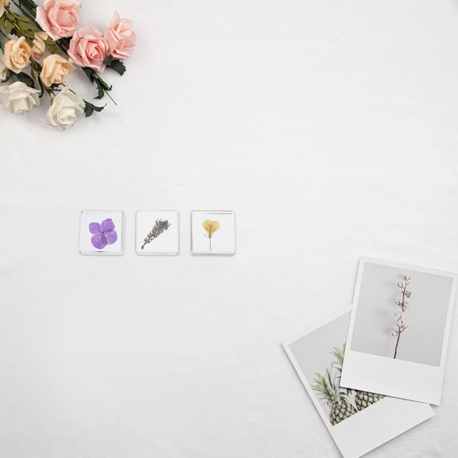 ชุด 3 ชิ้น ตัวอย่างดอกไม้เรซิน - Home Decor Resin บทวิจารณ์และราคา
