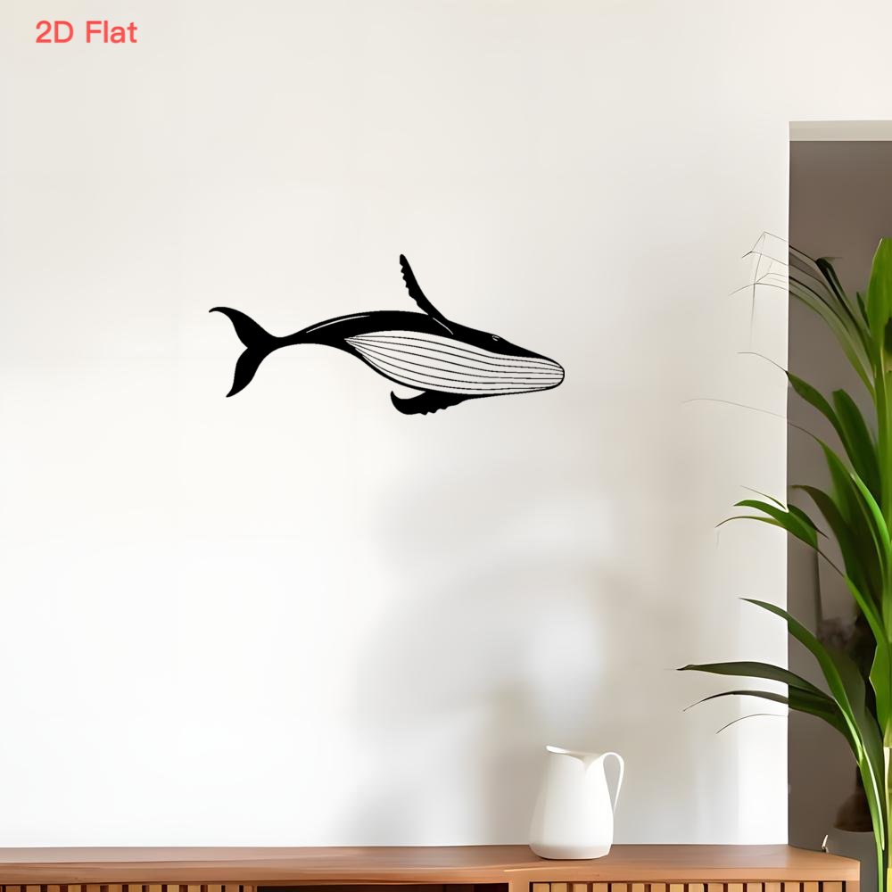 งานศิลปะติดผนังรูปปลาวาฬ ดีไซน - Home Decor Nautical บทวิจารณ์และราคา