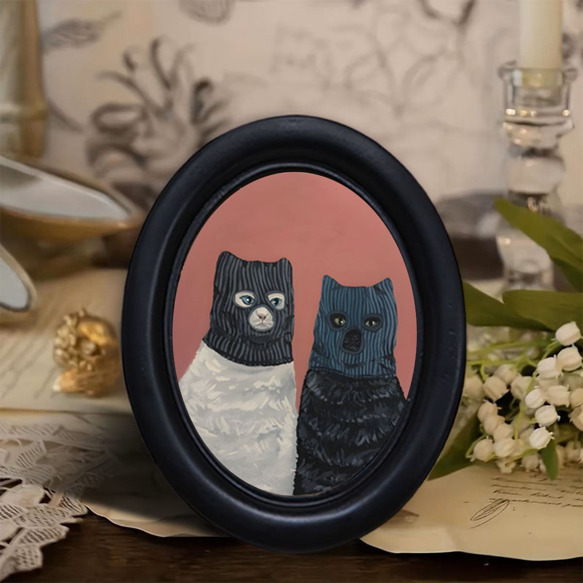 ของตกแต่งผนังรูปแมวโจรสุดแปลก  - Home Decor Quirky บทวิจารณ์และราคา