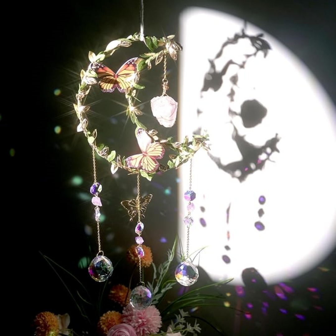 เครื่องประดับสวนที่ได้แรงบันดา - Crystal Sun Catcher บทวิจารณ์และราคา