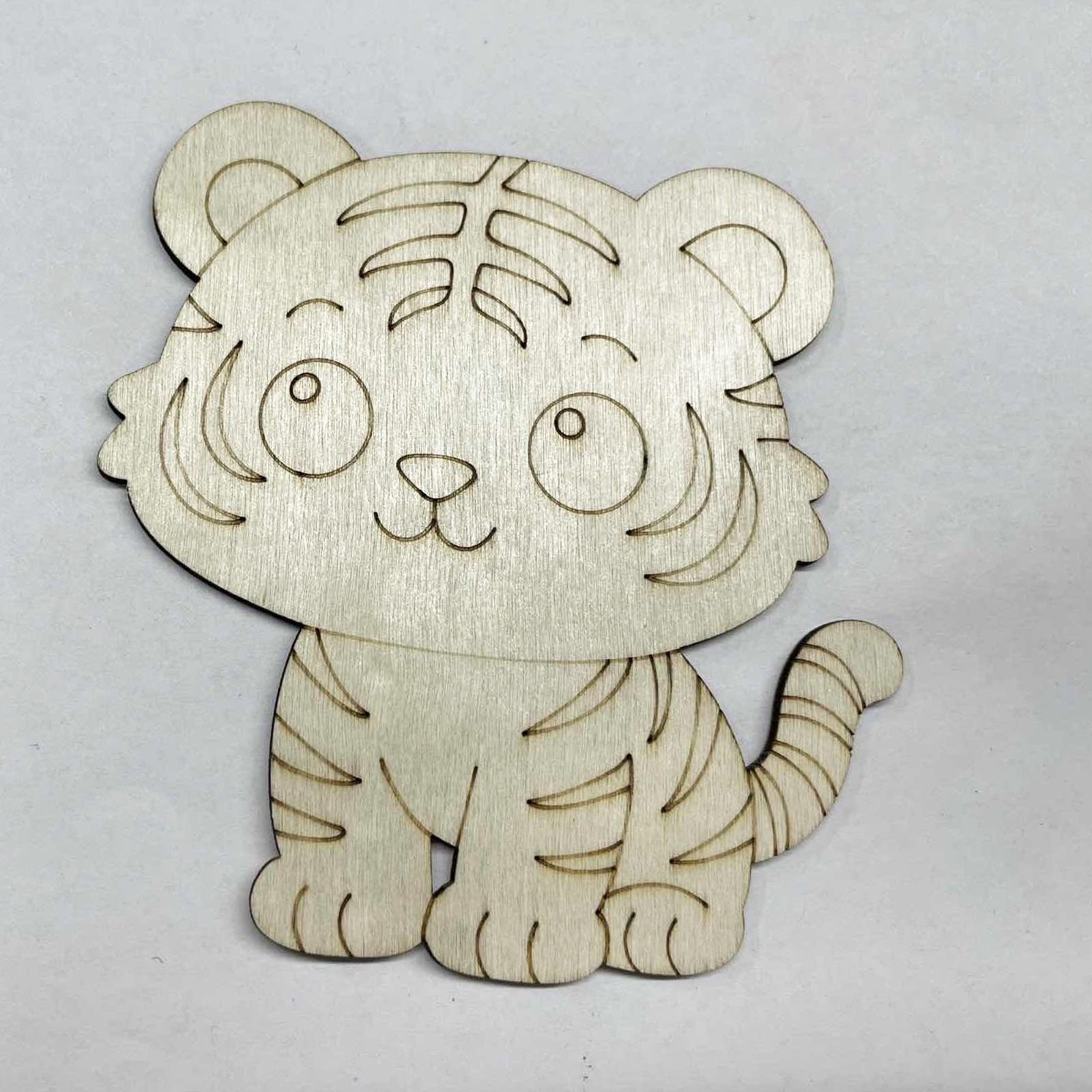 ชุดงานฝีมือไม้รูปเสือ 10 ชิ้น/ - Home Decor Handmade บทวิจารณ์และราคา